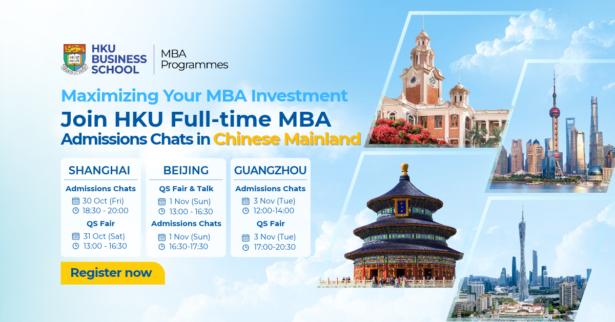 Meet the HKU MBA Admissions Team in Chinese Mainland